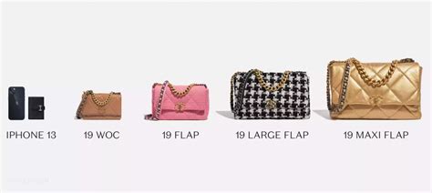 chanel 19 flap pink|chanel 19 size comparison.